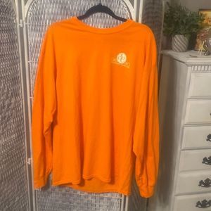 Southern Couture God is Good Y’all Orange Long Sleeve XL Shirt